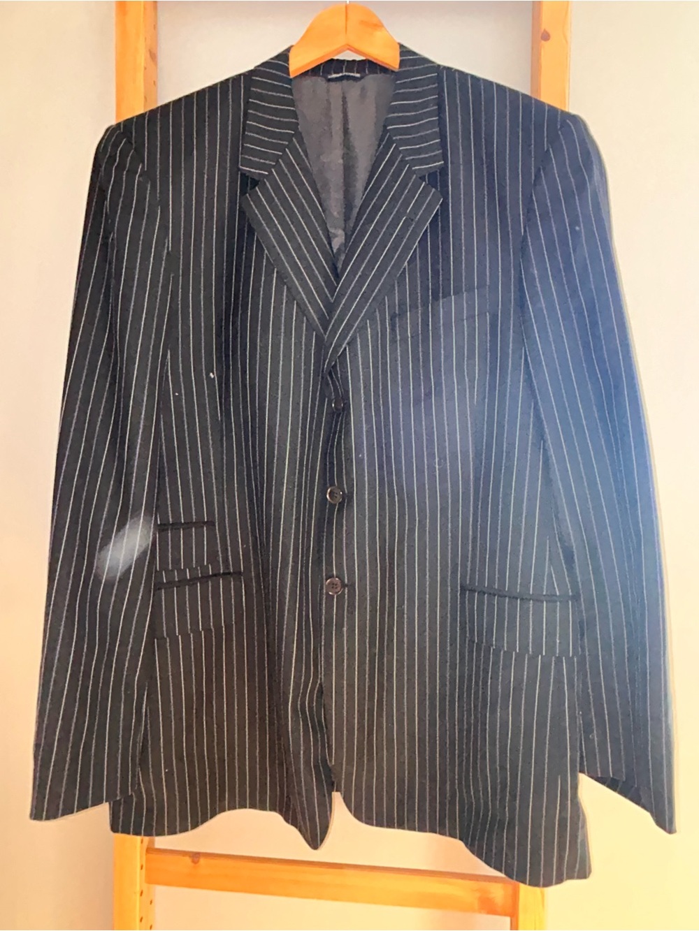 Paul Smith Black Pinstripe Sport Coat